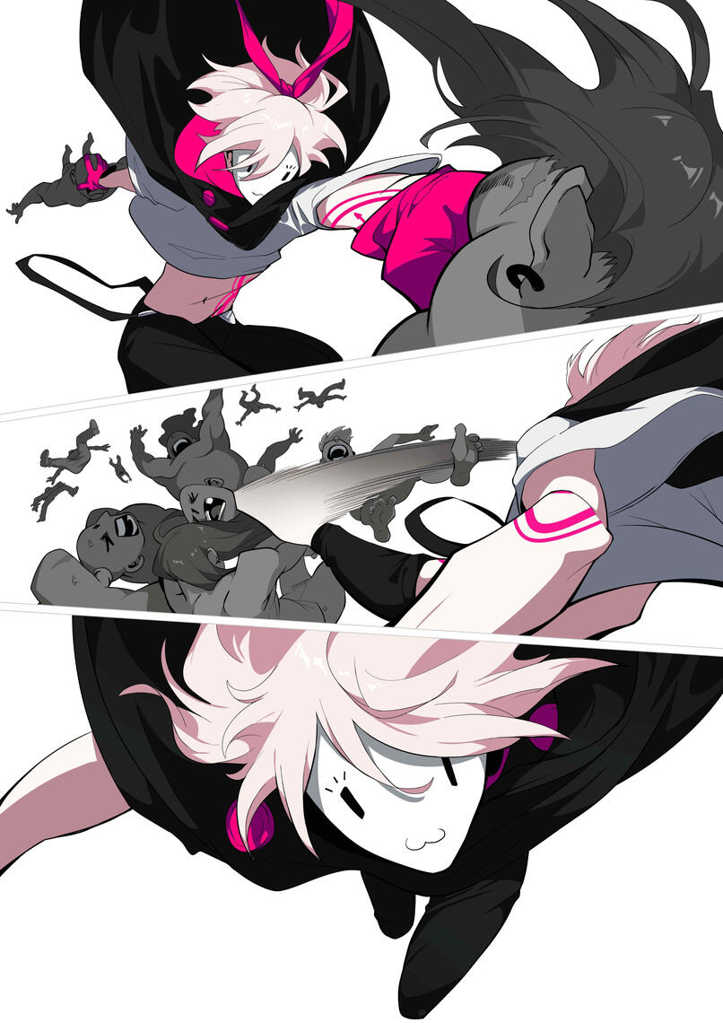 Coloring work done by me. All else belongs to Graveweaver (author).